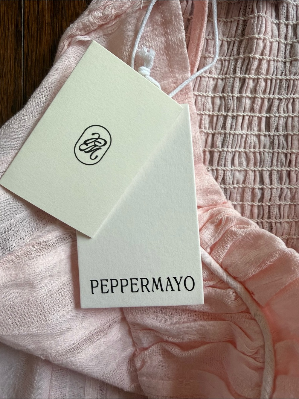 Peppermayo Blush Pink Maxi dress size 4 US - Picture 8 of 13